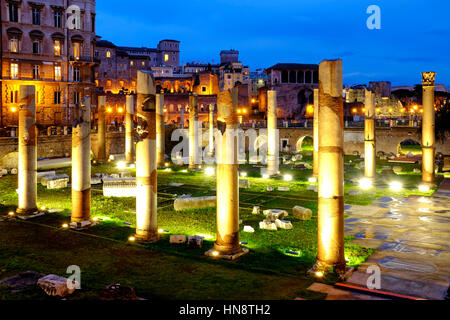 Forum de Trajan, Rome, Italie Banque D'Images