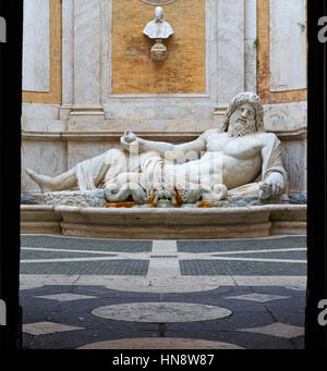 Parler des statues de Rome - Marforio Banque D'Images