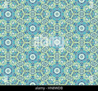 Abstract floral seamless pattern. asiatique oriental ornement foudre fond kaléidoscope. Illustration de Vecteur