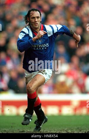 MARK HATELEY Glasgow Rangers FC 07 février 1994 Banque D'Images