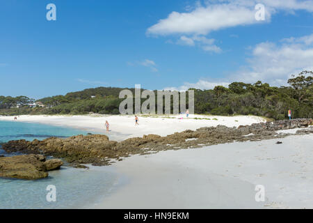 Chinamans beach à Jervis Bay, sur la côte sud de la Nouvelle-Galles du Sud, Australie Banque D'Images