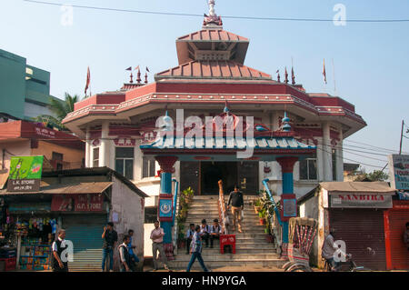 Le Nepali Mandir, un temple hindou à Guwahati, capitale de l'état d'Assam, Inde du nord-est Banque D'Images