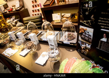 Milan, Italie. 09Th Feb 2017. Salon du Chocolat 2017 - L'événement le plus important du monde sur le chocolat. Credit : Mairo Cinquetti/Pacific Press/Alamy Live News Banque D'Images