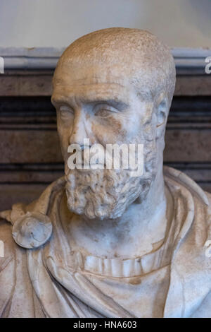 Rome. L'Italie. Buste d'Empereur romain Pupienus Maximus (ca. 165/170-238), les musées du Capitole. Musei Capitolini. Banque D'Images