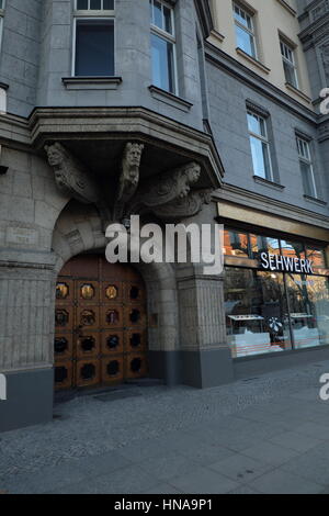 Appartement maison construite en 1907-7 par l'architecte Hermann Heider Banque D'Images