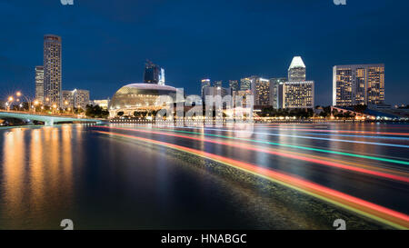 Paysage urbain de Singapour. Scènes autour de Singapour Banque D'Images