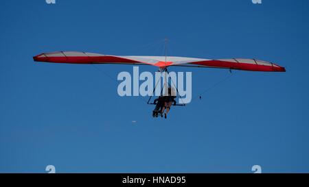 Deltaplane off Peña Branca à Rio de Janeiro Banque D'Images