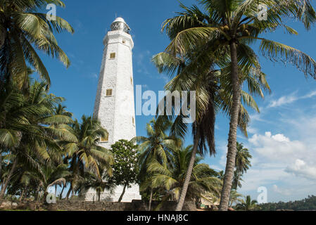 Dondra phare, construit en 1889, près de Dondra Matara, au Sri Lanka Banque D'Images