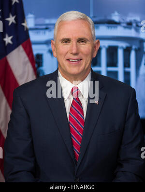 United States Vice-président Mike Pence Banque D'Images