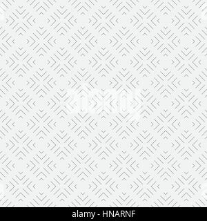 Modèle sans couture. Texture géométrique minimaliste avec des lignes fines. La répétition des losanges, croix, lignes. Monochrome. En toile de fond. Web. Vector illustration Illustration de Vecteur