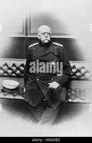 Homme d'OTTO VON BISMARCK (1885) Banque D'Images