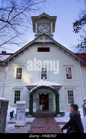 Clock Tower, Sapporo, Hokkaido, Japan Banque D'Images