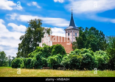 Dans l'église, Lenne-Park Criewen, Schwedt/Oder, Brandenburg, Allemagne Banque D'Images