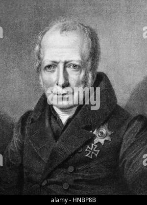 WILHELM VON HUMBOLDT 01 Janvier 1820 Banque D'Images