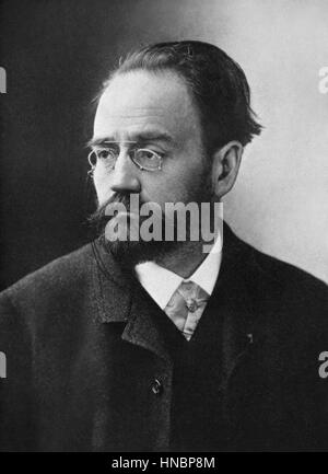 EMILE ZOLA 01 Janvier 1885 Banque D'Images