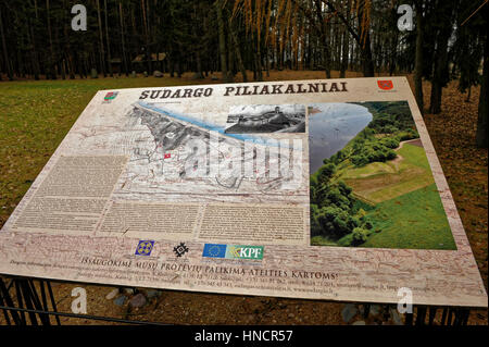 Dans Sudargas,Litauen Landschaften. Banque D'Images