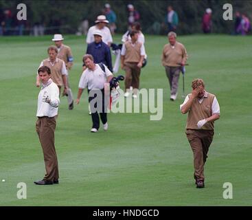 COLIN MONTGOMERY & Nick Faldo Ryder Cup 1995 OAK HILLS 21 Septembre 1995 Banque D'Images