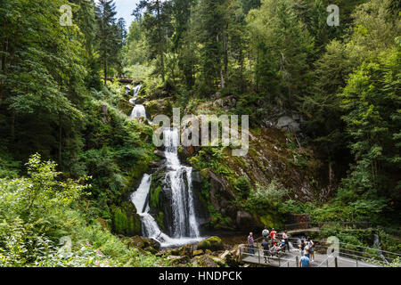 Cascades de Triberg, Forêt Noire, Allemagne Banque D'Images