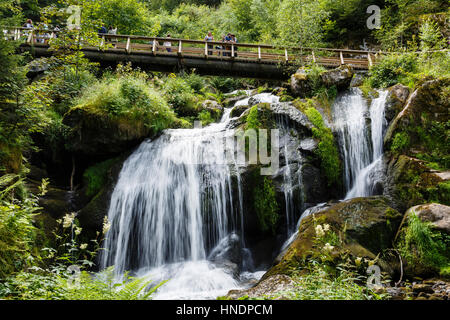 Cascades de Triberg, Forêt Noire, Allemagne Banque D'Images