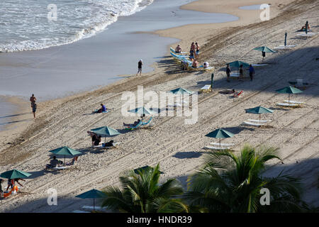 Portrait de Isla Verde beach, New York, San Juan, Puerto Rico Banque D'Images