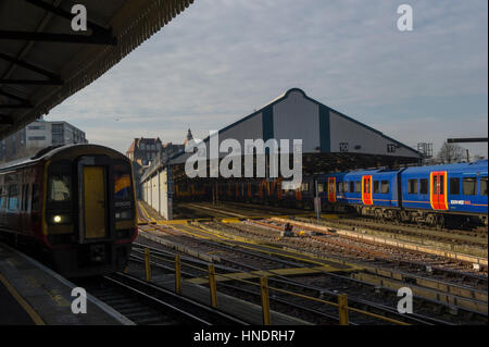 South West Trains à Clapham Junction Banque D'Images