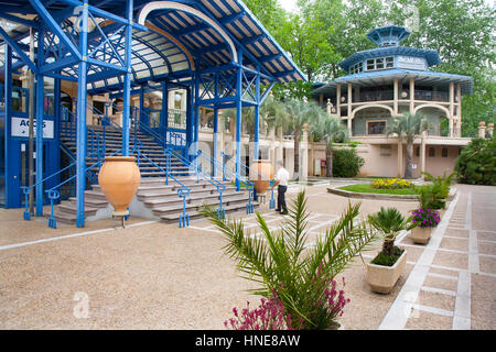 Health resort. Cambo-les-Bains, en Labourd, Pyrénées-Atlantiques, France. Banque D'Images