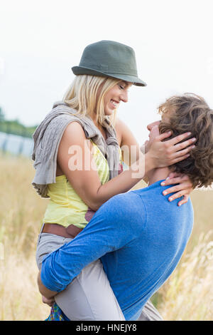 Couple romantique dans la zone Banque D'Images