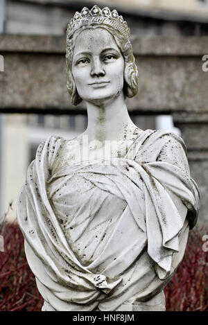 BEGLIUM, ARLON : l'illustration montre le buste de la Reine Astrid de Belgique, épouse de Léopold III de Belgique. Banque D'Images