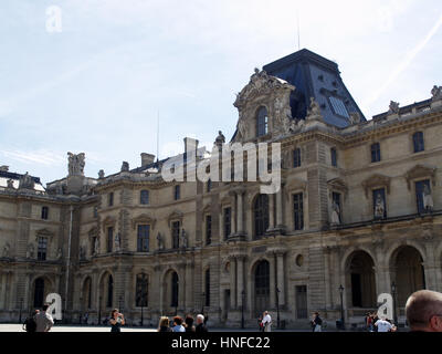 Pavillon Richelieu au Louvre Art Gallery, Paris, France Banque D'Images