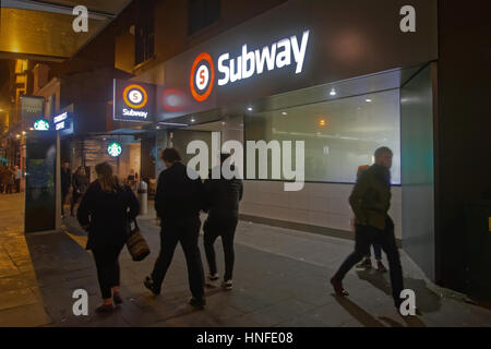 Hillhead subway underground Byres Road Glasgow Banque D'Images