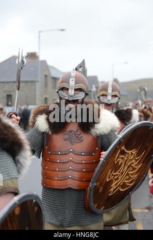 Up Helly Aa Festival Feu 2017 Shetland Lerwick Banque D'Images