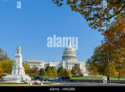 L'USt Capitol building et Monument de la paix, Washington DC, USA Banque D'Images