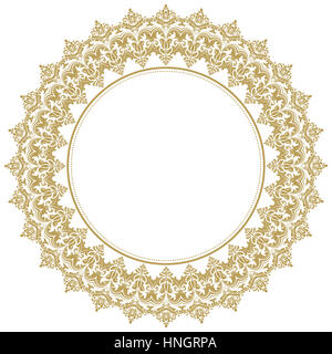 Tour moderne Floral Frame Banque D'Images