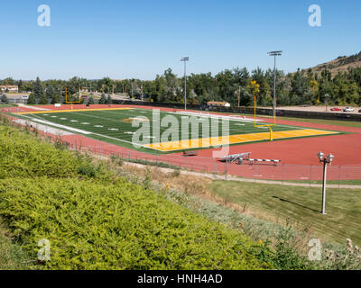 Lyle Hare Stadium, Black Hills State University, Spearfish, SD, USA Banque D'Images