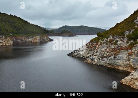 Gordon Dam, Tasmanie Banque D'Images