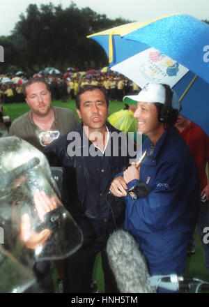 SEVE Ballesteros Valderrama, capitaine de la Coupe Ryder INTERVIEW 28 Septembre 1997 Banque D'Images