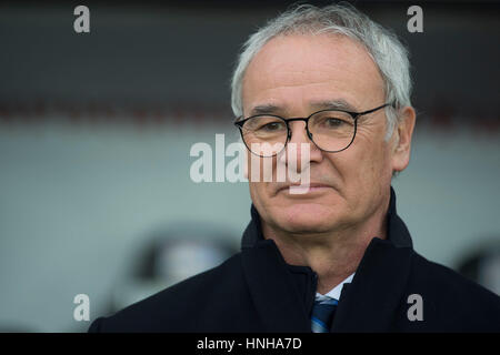 Claudio Ranieri manager de Leicester. Banque D'Images