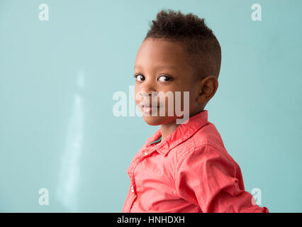 Cute boy head shots Banque D'Images