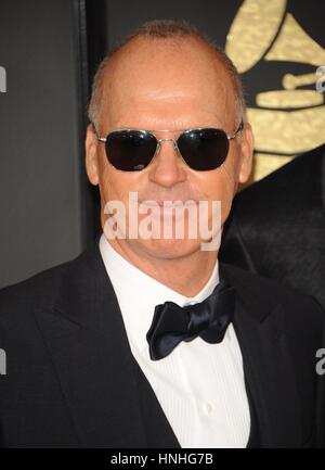 Los Angeles, CA, USA. 12 Février, 2017. Michael Keaton aux arrivées pour 59e cérémonie annuelle de remise des Prix Grammy 2017 - 2 des arrivées, Staples Center, Los Angeles, CA 12 février 2017. Crédit : Charlie Williams/Everett Collection/Alamy Live News Banque D'Images