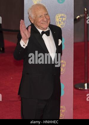 Londres, Royaume-Uni. 12 Février, 2017. Mel Brooks assiste à l'EE British Academy Film Awards 2017 au Royal Albert Hall. London, England, UK Credit : dpa/Alamy Live News Banque D'Images