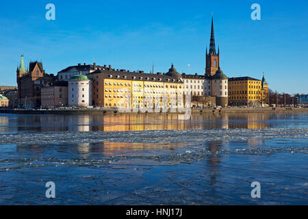 Riddarholmen à Stockholm, en Suède. Banque D'Images