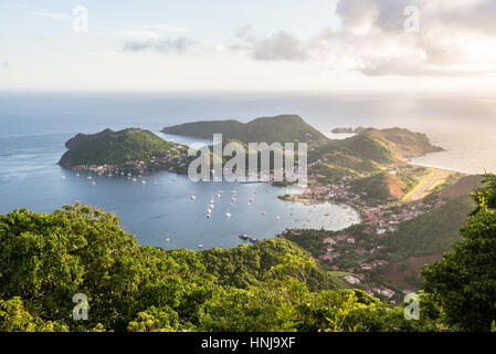 Lookout Terre-de-Haut, les îles des Saints (Iles des Saintes) Banque D'Images