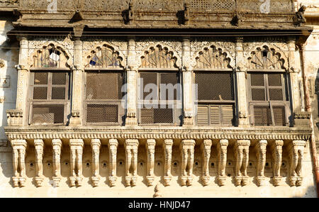 Ancien palais des capacités de développement dans la ville de junagadh l'état du Gujarat en Inde Banque D'Images