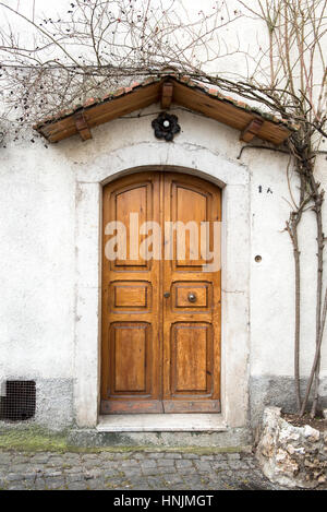 Vieille porte en bois Banque D'Images