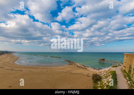 Modène (Italie) - une ville touristique sur la mer Adriatique dans la province de Campobasso, Molise région, le sud de l'Italie Banque D'Images