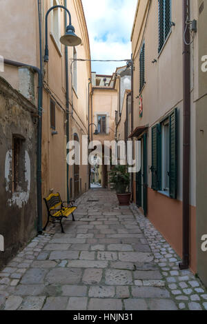 Modène (Italie) - une ville touristique sur la mer Adriatique dans la province de Campobasso, Molise région, le sud de l'Italie Banque D'Images