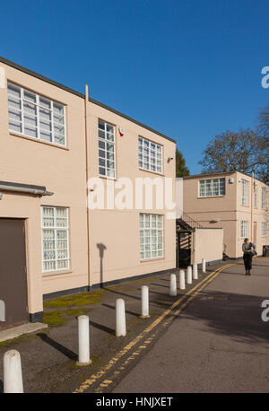 Bletchley Park fly sui Enigma bâtiments UK Banque D'Images