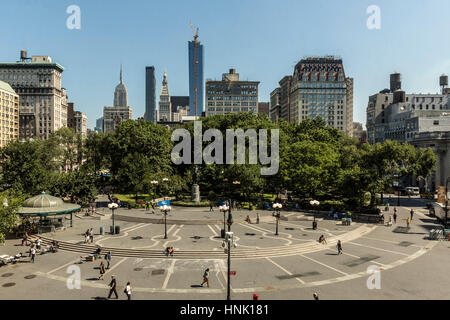 Union Square. Aug, 2016. New York City, États-Unis Banque D'Images