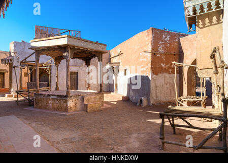 Ouarzazate, Maroc - Jan 4, 2017 : Décoration de Medina dans Atlas Corporation Studios est studio de cinéma. Ouarzazate est le cinéma l'emplacement, si Mo Banque D'Images