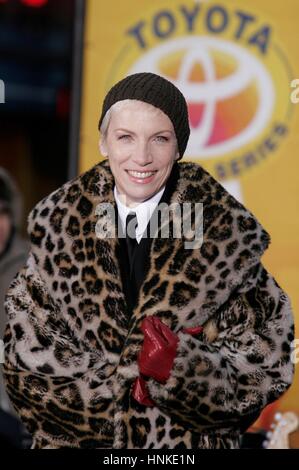 Annie Lennox, chanteuse sur scène pendant le show d'aujourd'hui, le 25 novembre 2005 à New York City le 25 novembre 2005 Banque D'Images